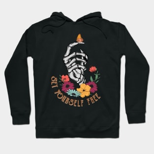 Set Your Self free Hoodie